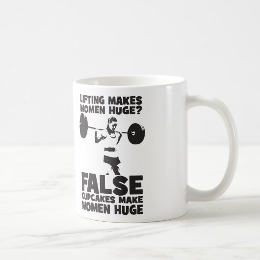 Lifting macht Frauen riesig? faux. Cupakes Do Kaffeetasse (Rechts)