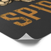 Lifting My Spirits -Bodybuilding Gym Humor- Funny Poster (Ecke)