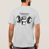 Lifting Weights Call 911 Skeleton Deadlift Gym T-Shirt (Rückseite)
