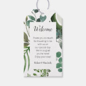 LIFY Botanical Eukalyptus Blätter Wedding Geschenkanhänger (Vorderseite)