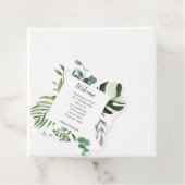 LIFY Botanical Eukalyptus Blätter Wedding Geschenkanhänger (Beispiel)