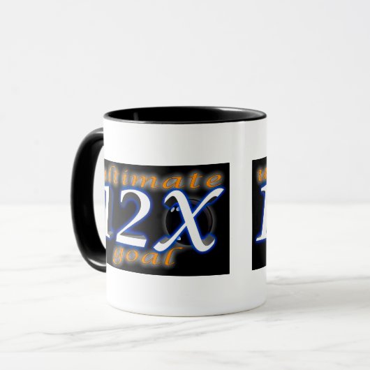 Liga Bowlers ultimatives Ziel, Zwölf Strikes, Tasse (Vorderseite Links)