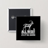 Liga Champion Fantasy Football Goat Geschenk Button (Vorne & Hinten)