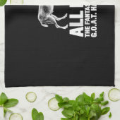 Liga Champion Fantasy Football Goat Geschenk Geschirrtuch (Gefaltet)