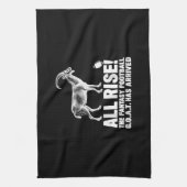 Liga Champion Fantasy Football Goat Geschenk Geschirrtuch (Vertikal)