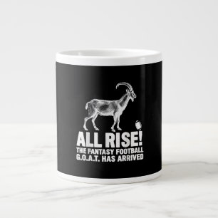 Liga Champion Fantasy Football Goat Geschenk Jumbo-Tasse