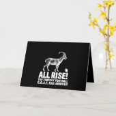 Liga Champion Fantasy Football Goat Geschenk Karte (Gelbe Blume)