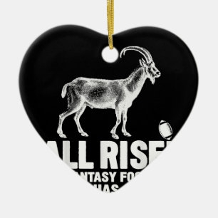 Liga Champion Fantasy Football Goat Geschenk Keramik Ornament