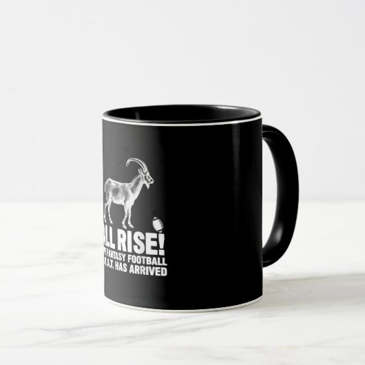 Liga Champion Fantasy Football Goat Geschenk Tasse (VorderseiteRechts)