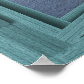 Liga Cliffs 6 Pane Open Window Poster (Ecke)