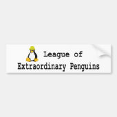 Liga der außergewöhnlichen Pinguine 2 Autoaufkleber (Vorne)