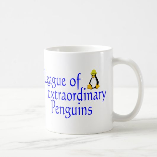 Liga der außergewöhnlichen Pinguine 4 Kaffeetasse (Rechts)