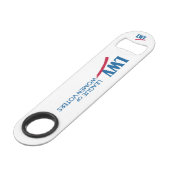 Liga der Frauen Wähler Flaschenöffner (Vorderseite Schrägansicht)