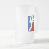 Ligalogoart Mattglas Bierglas (VorderseiteRechts)