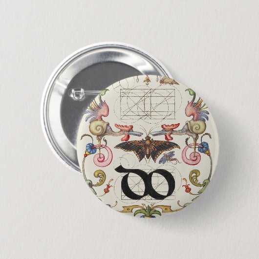 Ligatur von Mira Calligraphiae Monumenta Button (Vorne & Hinten)