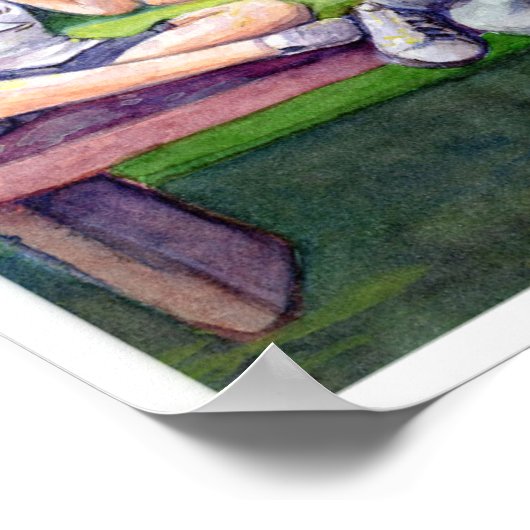 "Ligaya" - inspiriert durch den Song "Eraserheads" Poster (Ecke)