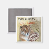 Liger Magnet - Myrtle Beach, SC (Vorderseite/Rückseite)