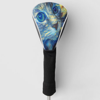 Ligh Blue Cat Golf Headcover