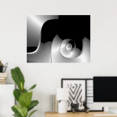 Light 14 Fine Fraktal Art Poster (Heimbüro)