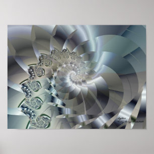 Light 2 Abstrakte Kunst Poster