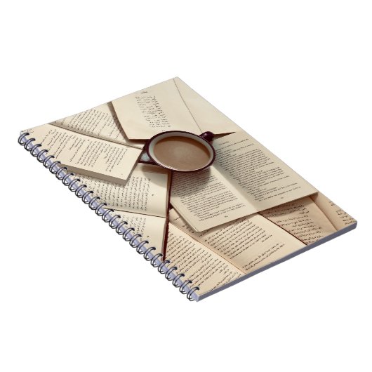 Light Academia Ästhetischer Kaffee und Bücher (Rechte Seite)