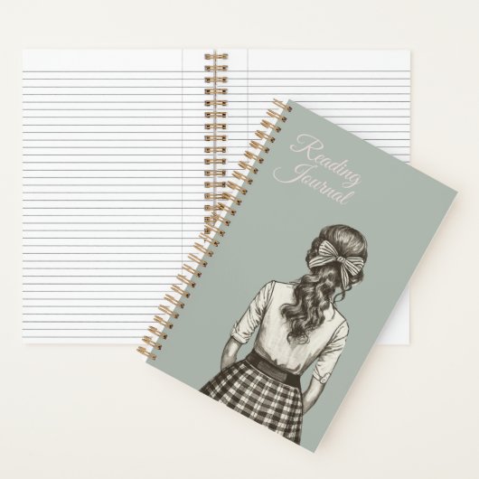 Light Academia Reading Journal Notizblock (Innen)