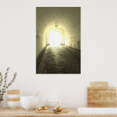 LIght am Ende des Tunnelposters Poster (Küche)