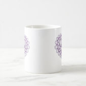 Light Amethyst Heart Gems Kaffeetasse (Mittel)