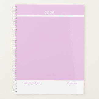 Light Amethyst Purple Modern Layout Large Planer