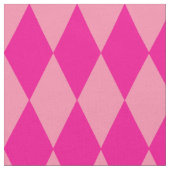 Light and Dark Pink Harlequin Diamonds Checkers  Stoff (Nahaufnahme)