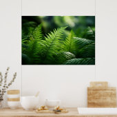 Light and Ferns Poster (Küche)