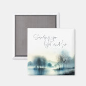 Light and love magnet (Vorderseite/Rückseite)