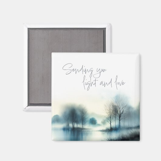 Light and love magnet (Vorderseite/Rückseite)