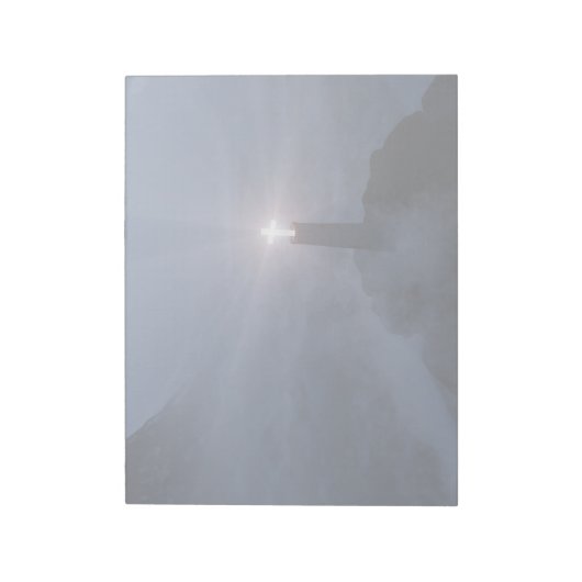Light and Salvation Notepad Notizblock (Rotiert)