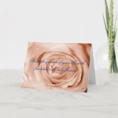 Light Apricot, Freundschaft Dankeskarte (Vorderseite)