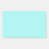 Light Aqua Blue Jumbo Post-It Notes Klebezettel (Vorderseite)