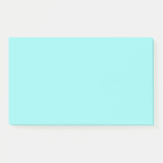 Light Aqua Blue Jumbo Post-It Notes Post-it Klebezettel (Vorderseite)
