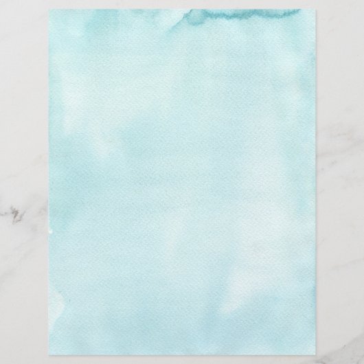 Light Aqua Blue Papier (Rückseite)