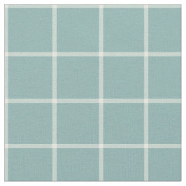 Light Aqua Windows Karo Kariert Stoff