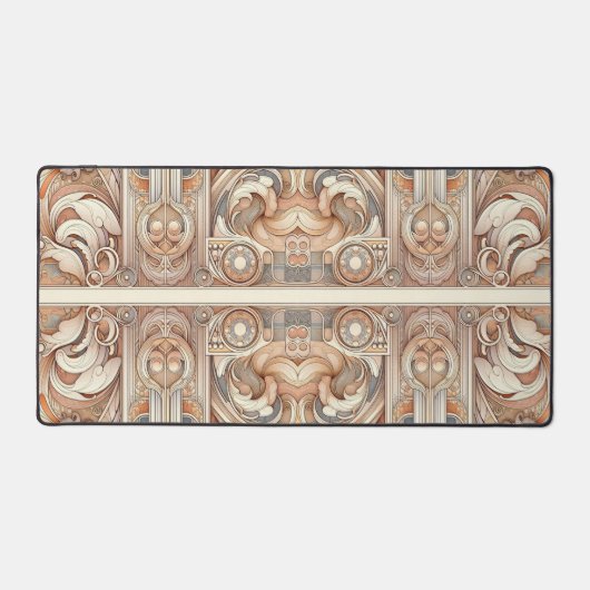 Light Art Deco Desk Mat Schreibtischunterlage (Vorderseite)