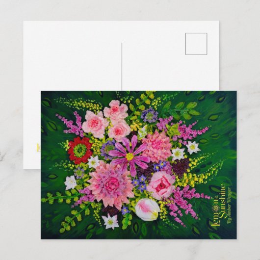 "Light as a Fairy" Postkarte (Vorne/Hinten)