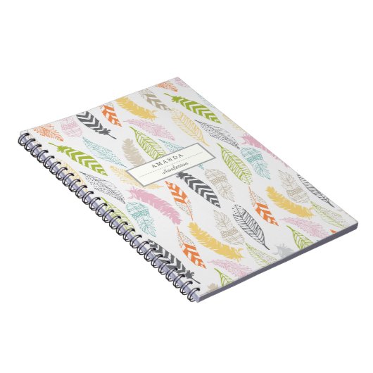 Light as a Feather by Origami Prints Notebook Notizblock (Rechte Seite)