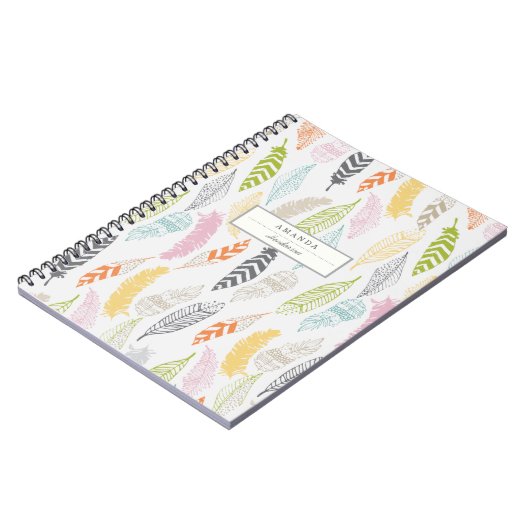 Light as a Feather by Origami Prints Notebook Notizblock (Linke Seite)