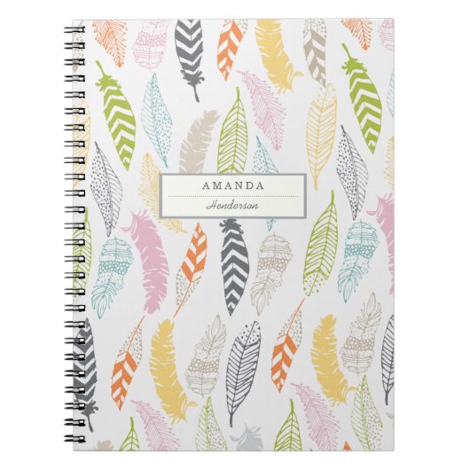 Light as a Feather by Origami Prints Notebook Notizblock (Vorderseite)