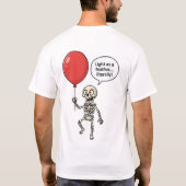 Light_as_a_feather__literally T-Shirt (Rückseite)