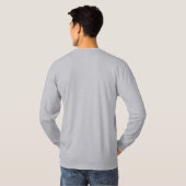 Light Ash Gray Long Sleeve Tshirt (Schwarz voll)