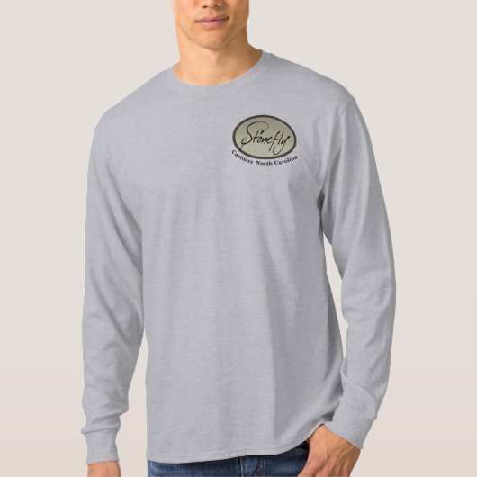 Light Ash Gray Long Sleeve Tshirt (Vorderseite)