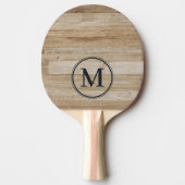 Light Ash Wood Monogram Tischtennis Schläger (Vorderseite)