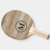 Light Ash Wood Monogram Tischtennis Schläger (Seitenansicht)