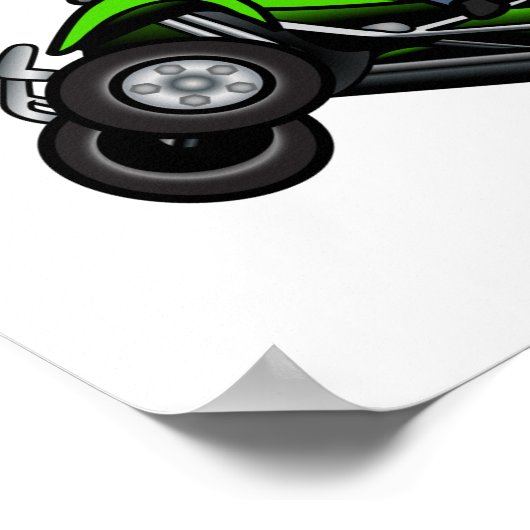 Light ATV | Vier Räder Poster (Ecke)